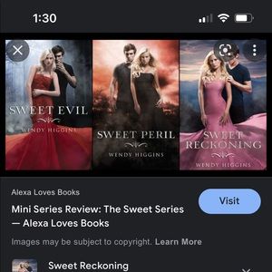 Sweet Evil book series by Wendy Higgins